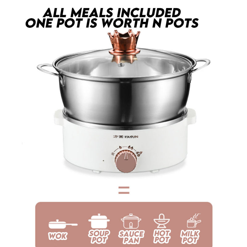 idrop Cooker Pot Multifunctional Electric Cooking Kitchenware [ 2L / 4L / 5L ]