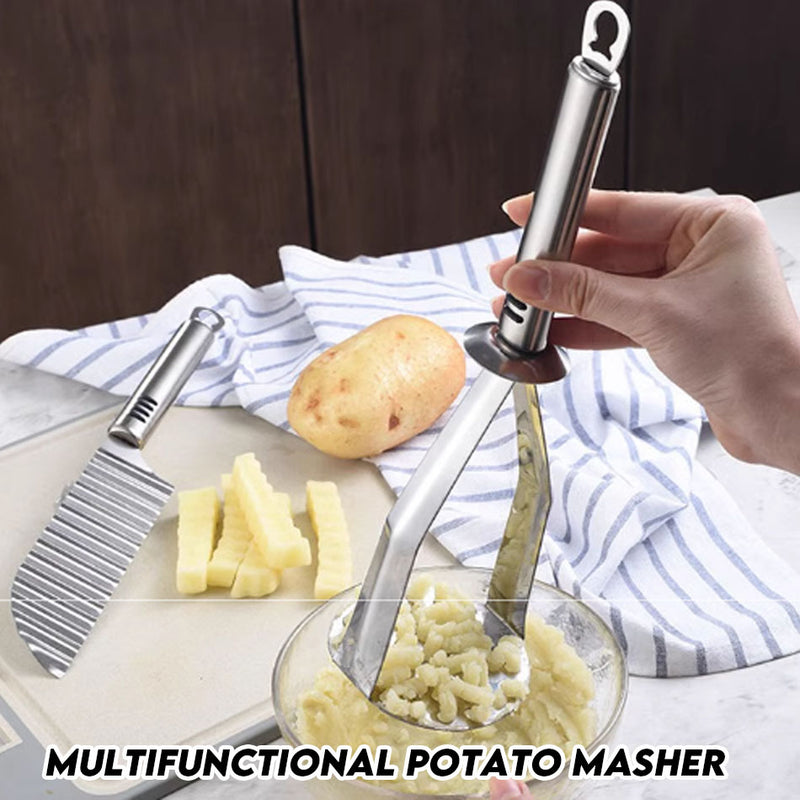 idrop Stainless Steel Potato Masher Utensil Tool / Alat Penyet Pengisar Kentang / 土豆压泥器