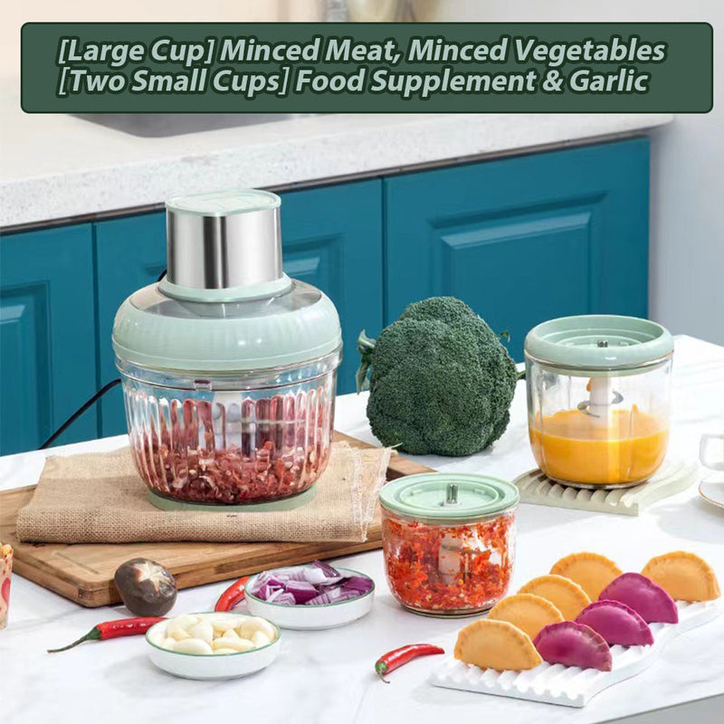 idrop 3IN1 Meat Grinder With 3 Glasses / Pengisar Daging 3IN1 Dengan 3 Gelas / 3IN1 绞肉机含3个玻璃杯
