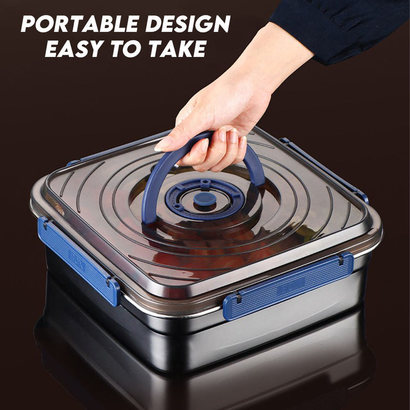 idrop 4L/5L/6L Stainless Steel Crisper Box / Kotak Crisper Keluli Tahan Karat / 不锈钢保鲜盒