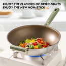 idrop 34CM Titanium Single Handle Non-Stick Pan / Kuali Tidak Melekat Pemegang Tunggal Titanium / 34CM有钛单柄不粘锅