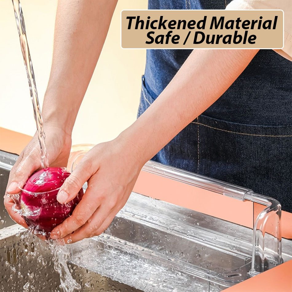 idrop Telescopic Drain Storage Rack With Water Retaining Strip Set / R