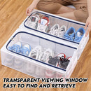 idrop (40CM/60CM) PVC Mesh Cloth + Reinforced Steel Frame Transparent Shoe Box / Kain Mesh PVC + Kotak Kasut Lutsinar Rangka Keluli Bertetulang / PVC网布+强化钢架透明鞋盒