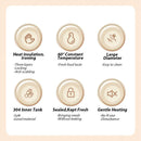 idrop 600ML Electric Thermal Insulation Tank / 600ML Tangki Penebat Haba Elektrik / 600ML电热保温罐