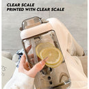 idrop 1800ML Plastic Bottle With Straw Plastic Cup Bottle BPA / Botol Plastik Dengan Botol Cawan Plastik Straw BPA/ 塑料瓶带 BPA 吸管塑料杯瓶