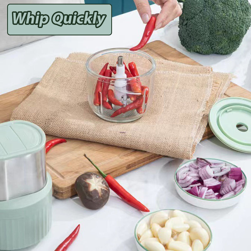 idrop 3IN1 Meat Grinder With 3 Glasses / Pengisar Daging 3IN1 Dengan 3 Gelas / 3IN1 绞肉机含3个玻璃杯