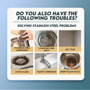 idrop 500G Stainless Steel Corrosion Repair Paste +Sponge Wipe / Tampal Pembaikan Kakisan Keluli Tahan Karat 500G + Lap Span / 500G 不锈钢腐蚀修复膏+ 海绵擦