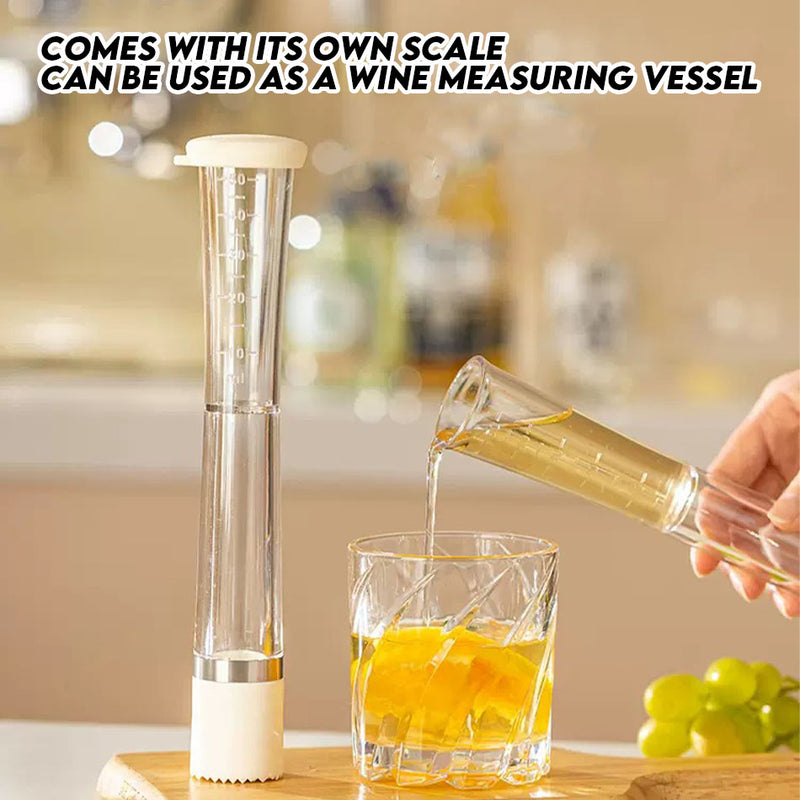 idrop 30CM Plastic Measuring Cup With Pounding Stick / Cawan Pengukur Plastik Dengan Kayu Berdentum /  塑料量杯捣碎棒