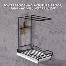 idrop Desktop Wall-Mountable Wiping Rack With Drain Tray / Rak Pengelap Boleh Lekap di Dinding Desktop Dengan Dulang Longkang / 台式可壁挂抹布置物架带沥水盘