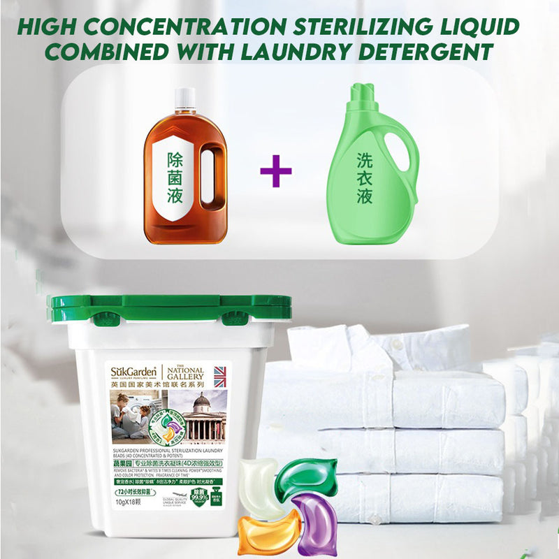 idrop 500G Professional Sterilizing Laundry Beads / Manik Dobi Pensterilan Profesional 500G / 专业除菌洗衣凝珠