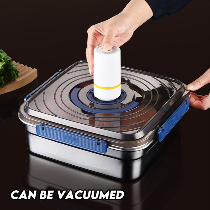 idrop 4L/5L/6L Stainless Steel Crisper Box / Kotak Crisper Keluli Tahan Karat / 不锈钢保鲜盒