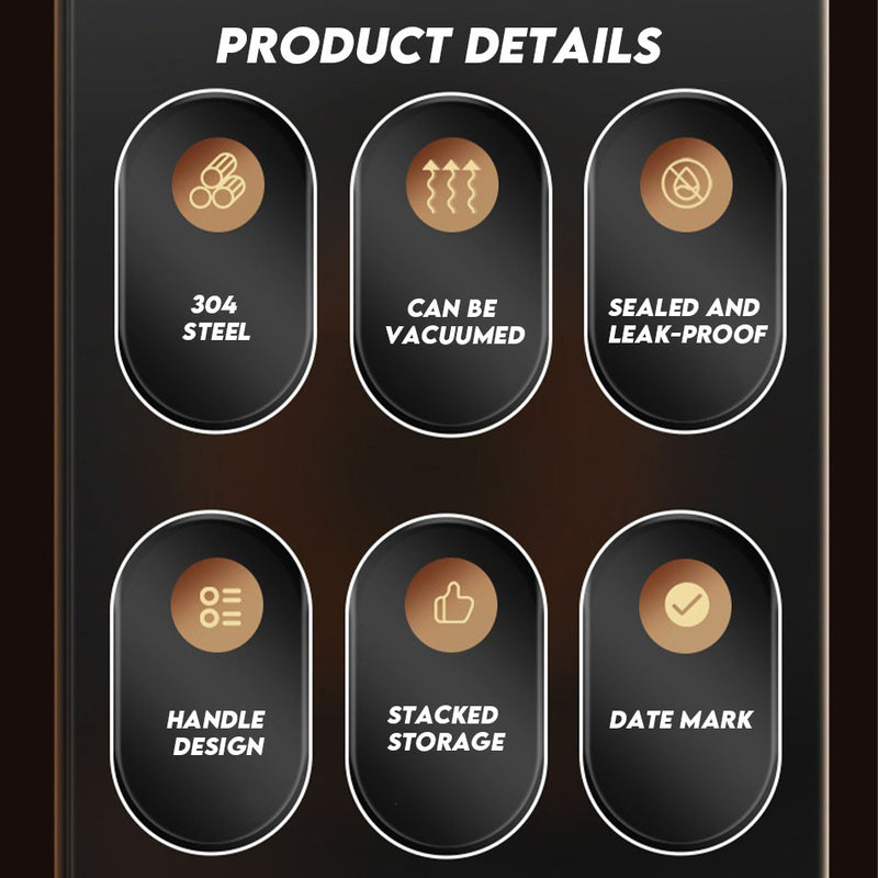 idrop 4L/5L/6L Stainless Steel Crisper Box / Kotak Crisper Keluli Tahan Karat / 不锈钢保鲜盒