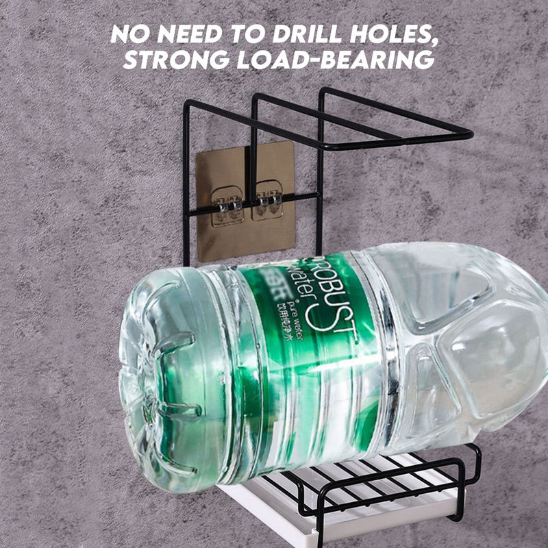 idrop Desktop Wall-Mountable Wiping Rack With Drain Tray / Rak Pengelap Boleh Lekap di Dinding Desktop Dengan Dulang Longkang / 台式可壁挂抹布置物架带沥水盘