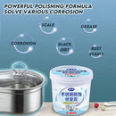 idrop 500G Stainless Steel Corrosion Repair Paste +Sponge Wipe / Tampal Pembaikan Kakisan Keluli Tahan Karat 500G + Lap Span / 500G 不锈钢腐蚀修复膏+ 海绵擦