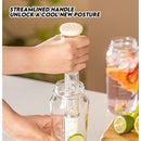 idrop 30CM Plastic Measuring Cup With Pounding Stick / Cawan Pengukur Plastik Dengan Kayu Berdentum /  塑料量杯捣碎棒