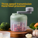 Idrop 250ML Three-Speed Hand-Operated Speed Blender Chopper / Pengisar Makanan 3 dalam 1 /  三档手摇调速料理机