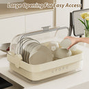 idrop Dish rack with lid / Rak pinggan mangkuk dengan penutup / 碗架带盖