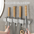idrop 4 Hook Bracket Mop Clip / Klip Mop Kurungan 4 Cangkuk / 4挂钩托把架拖把夹