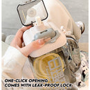 idrop 1800ML Plastic Bottle With Straw Plastic Cup Bottle BPA / Botol Plastik Dengan Botol Cawan Plastik Straw BPA/ 塑料瓶带 BPA 吸管塑料杯瓶