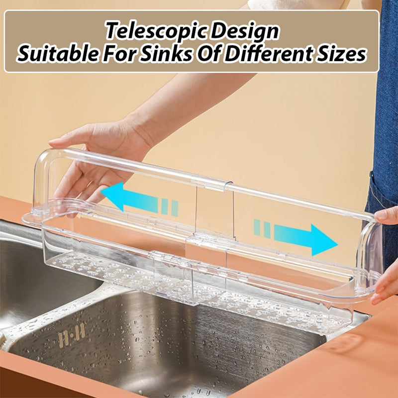 idrop Telescopic Drain Storage Rack With Water Retaining Strip Set / R