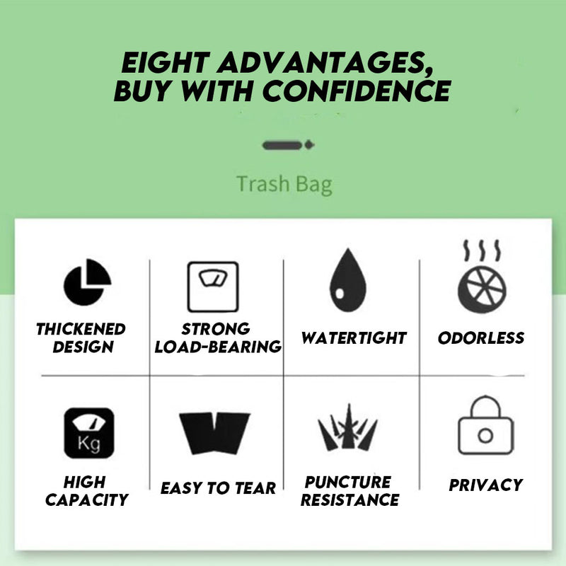 idrop Anti Flying Watertight High Capacity Drawstring Garbage Bag / Anti Kedap Air Terbang Beg Sampah Serut Berkapasiti Tinggi / 大容量抽绳垃圾袋