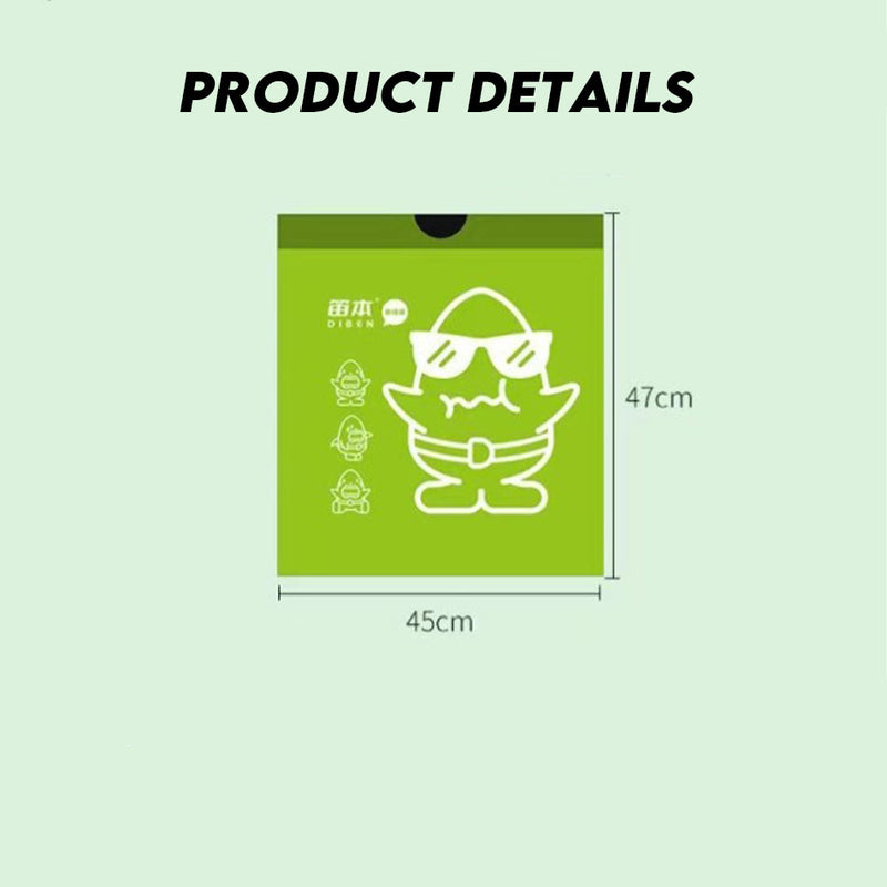 idrop Anti Flying Watertight High Capacity Drawstring Garbage Bag / Anti Kedap Air Terbang Beg Sampah Serut Berkapasiti Tinggi / 大容量抽绳垃圾袋