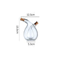 idrop Dwarf Eggplant/ Grape Double-Layer Glass Oil Bottle / Botol Minyak Kaca Dua Lapisan Terung Kerdil/ Anggur / 矮茄子/内葡萄双层玻璃油壶