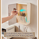 idrop Wall-Mounted Plastic Chopstick Cage / Sangkar Penyepit Plastik Yang Dipasang Di Dinding / 壁挂式塑料筷笼