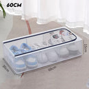 idrop (40CM/60CM) PVC Mesh Cloth + Reinforced Steel Frame Transparent Shoe Box / Kain Mesh PVC + Kotak Kasut Lutsinar Rangka Keluli Bertetulang / PVC网布+强化钢架透明鞋盒