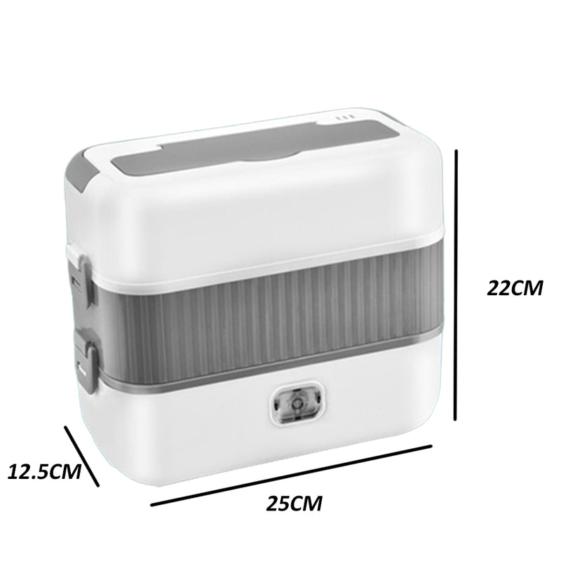 idrop 2L Square Three-Layer Steamed Rice Box / Kotak Nasi Kukus Tiga Lapis Persegi 2L / 2L方形三层蒸煮饭盒