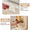 idrop Wall-Mounted Plastic Chopstick Cage / Sangkar Penyepit Plastik Yang Dipasang Di Dinding / 壁挂式塑料筷笼