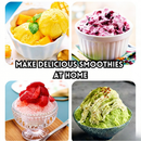 idrop 1 PCS - Manual Hand Crank Ice Shaver Home Use Portable Crushed Ice Machine Snow Cone Maker Small Size Ice Shaving Machine for Household Use, Mesin Kisar Ais Tangan Mesin Ais Hancur Manual Mudah Alih Mesin Ais Serut Snow Ice Mesin Kecil