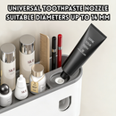 idrop 1 PCS - No Drill Electric Toothbrush Holder Toothbrush and Mouthwash Cup Rack Minimalist Toothbrush and Cup Storage Set, Pemegang Berus Gigi Elektrik Tanpa Tebuk Rak Berus Gigi dan Cawan Kumur Bilik Air Set Penyimpanan Minimalis