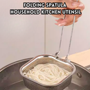 idrop 2 PCS - Stainless Steel Foldable Kitchen Strainer Ladle Multi-Function Soup and Noodle Scoop with Filter for Hot Pot Dumplings and Cooking, Senduk Penapis Keluli Tahan Karat Boleh Lipat Serbaguna Untuk Sup Mee Hot Pot dan Ladu