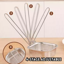 idrop 2 PCS - Stainless Steel Foldable Kitchen Strainer Ladle Multi-Function Soup and Noodle Scoop with Filter for Hot Pot Dumplings and Cooking, Senduk Penapis Keluli Tahan Karat Boleh Lipat Serbaguna Untuk Sup Mee Hot Pot dan Ladu