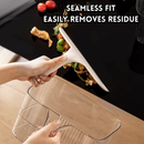 idrop 1 PCS - Wall Mounted Kitchen Trash Bin with Scraper Countertop Hanging Food Waste Bin for Wet Garbage Modern Space Saving Design, Tong Sampah Dapur Lekap Dinding Dengan Pengikis Sisa Makanan dan Sampah Basah Reka Bentuk Jimat Ruang