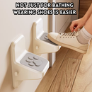 idrop 2 PCS - Wall Mounted Foot Rest for Shower Bathroom for Elderly and Pregnant Easy Foot Washing Support Non-Slip Design, Tempat Letak Kaki Bilik Air Lekap Dinding Tanpa Tebuk Alas Untuk Warga Emas dan Ibu Memudahkan Cuci Kaki Anti Gelincir