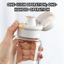 idrop 2 PCS - Japanese Style Glass Soy Sauce Dispenser Food Grade Portion Control Auto Pour Leakproof Oil and Sauce Bottle for Kitchen Use, Botol Kicap Kaca Gaya Jepun Gred Makanan Kawalan Sukatan Auto Tuang Anti Bocor Botol Sos dan Minyak