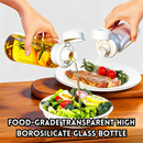 idrop 2 PCS - Japanese Style Glass Soy Sauce Dispenser Food Grade Portion Control Auto Pour Leakproof Oil and Sauce Bottle for Kitchen Use, Botol Kicap Kaca Gaya Jepun Gred Makanan Kawalan Sukatan Auto Tuang Anti Bocor Botol Sos dan Minyak