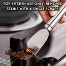 idrop 5 PCS - Stainless Steel Scraper Cleaning Tool Multi-Function for Kitchen Fridge Tile Floor Glass Adhesive and Grease Removal Durable Cleaning Scraper Set, Pengikis Keluli Tahan Karat Alat Pembersih Dapur Peti Sejuk Jubin Lantai Kaca Buang Gam