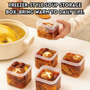 idrop 6 PCS - Freezer Soup Container Portion Control Food Storage Box Small Size Food Grade Meal Prep Container Set for Kitchen Use, Bekas Sup Beku 6PCS Bekas Makanan Kawalan Sukatan Saiz Kecil Gred Makanan Bekas Simpanan Makanan