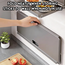 idrop 1 PCS 60CM – Foldable Food Preparation Rack Wall Mounted Multi Layer Prep Tray Multifunction Kitchen Prep Tray Storage Rack Set Set Rak Penyediaan Makanan Lipat Rak Dinding Berlapis Dulang Penyediaan Dapur Serbaguna Rak Penyimpanan
