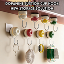 idrop 4 PCS – Suction Hook No Drilling Heavy Duty Multi Purpose Wall Hook for Door Kitchen Bathroom Removable No Residue Set Set Penyangkut Sedut Tanpa Tebuk Tahan Lasak Penyangkut Dinding Serbaguna Untuk Pintu Dapur Bilik Air Boleh Tanggal Tanpa Kesan