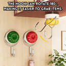 idrop 4 PCS – Suction Hook No Drilling Heavy Duty Multi Purpose Wall Hook for Door Kitchen Bathroom Removable No Residue Set Set Penyangkut Sedut Tanpa Tebuk Tahan Lasak Penyangkut Dinding Serbaguna Untuk Pintu Dapur Bilik Air Boleh Tanggal Tanpa Kesan