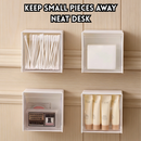 idrop 3 PCS – Wall Mounted Flip Cover Storage Box Cotton Swab and Cotton Pad Organizer Creative Bathroom Storage Solution Set Set Kotak Simpanan Dinding Penutup Flip Penyimpanan Putik Kapas dan Kapas Solek Penyelesaian Kreatif Bilik Air