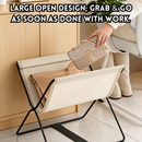 idrop 2 PCS – Ultimate Workstation Bag Rack Under Desk Storage Rack Foldable Office Organizer for Bags and Sundries Set Set Rak Beg Stesen Kerja Rak Bawah Meja Rak Penyimpanan Pejabat Boleh Lipat Untuk Beg dan Barangan Lain
