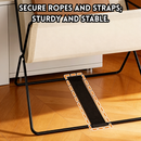 idrop 2 PCS – Ultimate Workstation Bag Rack Under Desk Storage Rack Foldable Office Organizer for Bags and Sundries Set Set Rak Beg Stesen Kerja Rak Bawah Meja Rak Penyimpanan Pejabat Boleh Lipat Untuk Beg dan Barangan Lain
