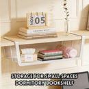 idrop 1 PCS – Under Desk Storage Rack Hanging Basket Student Dorm Essential Book and Sundries Basket Wardrobe Organizer Under Cabinet Rack Set Set Rak Bawah Meja Bakul Gantung Keperluan Asrama Pelajar Bakul Buku dan Barangan Lain Rak Almari Rak