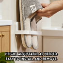 idrop 4 PCS – Wall Mounted Bathroom Slipper Rack No Drilling Shoe Drain Rack Home Bathroom Storage Organizer Set Set Rak Selipar Bilik Air Dinding Tanpa Tebuk Rak Pengering Kasut Penyimpanan Bilik Air Rumah
