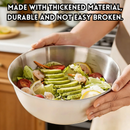 idrop 4 PCS – 316L Stainless Steel Mixing Bowl Vegetable Washing Basin Drain Basket Food Grade Dough Mixing Bowl Salad Bowl Cooking Bowl Mangkuk Pengadun Keluli Tahan Karat 316L Besen Cuci Sayur Bakul Penapis Adunan Doh Gred Makanan Salad dan Memasak